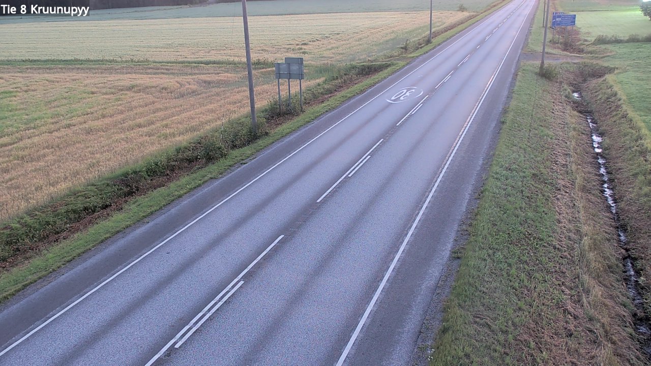 Weather Camera Image Road 8 Kruunupyy, Kruunupyy, Pohjanmaa
