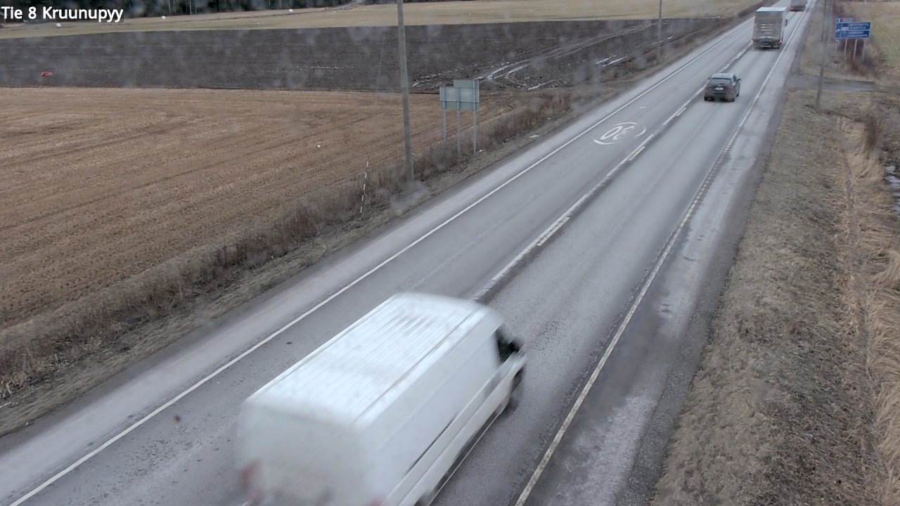 Weather Camera Image Väg 8 Kronoby, Kruunupyy, Pohjanmaa
