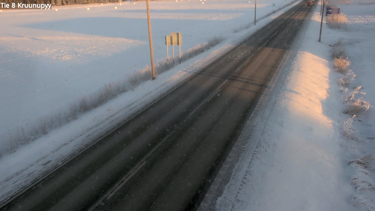Weather Camera Image Road 8 Kruunupyy, Kruunupyy, Pohjanmaa