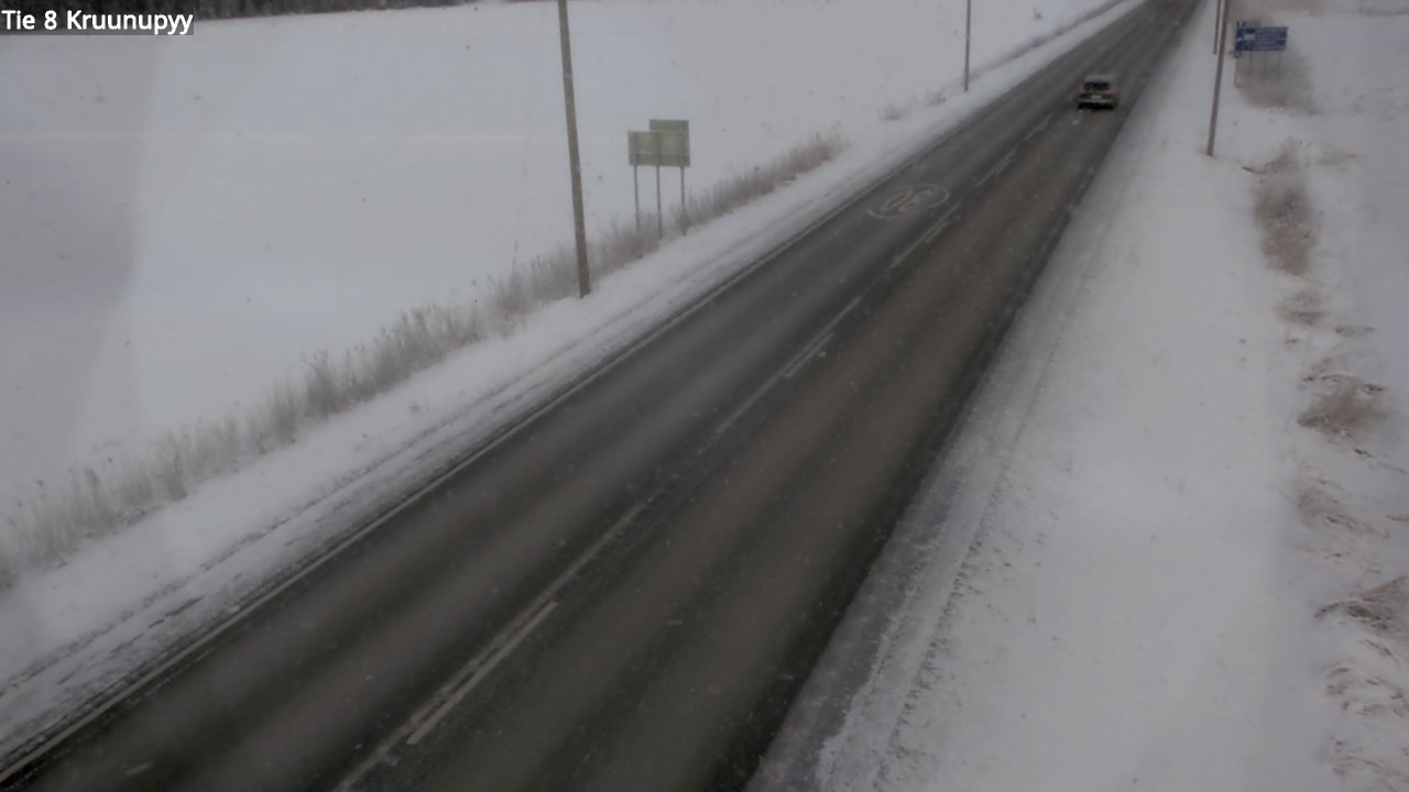 Weather Camera Image Road 8 Kruunupyy, Kruunupyy, Pohjanmaa
