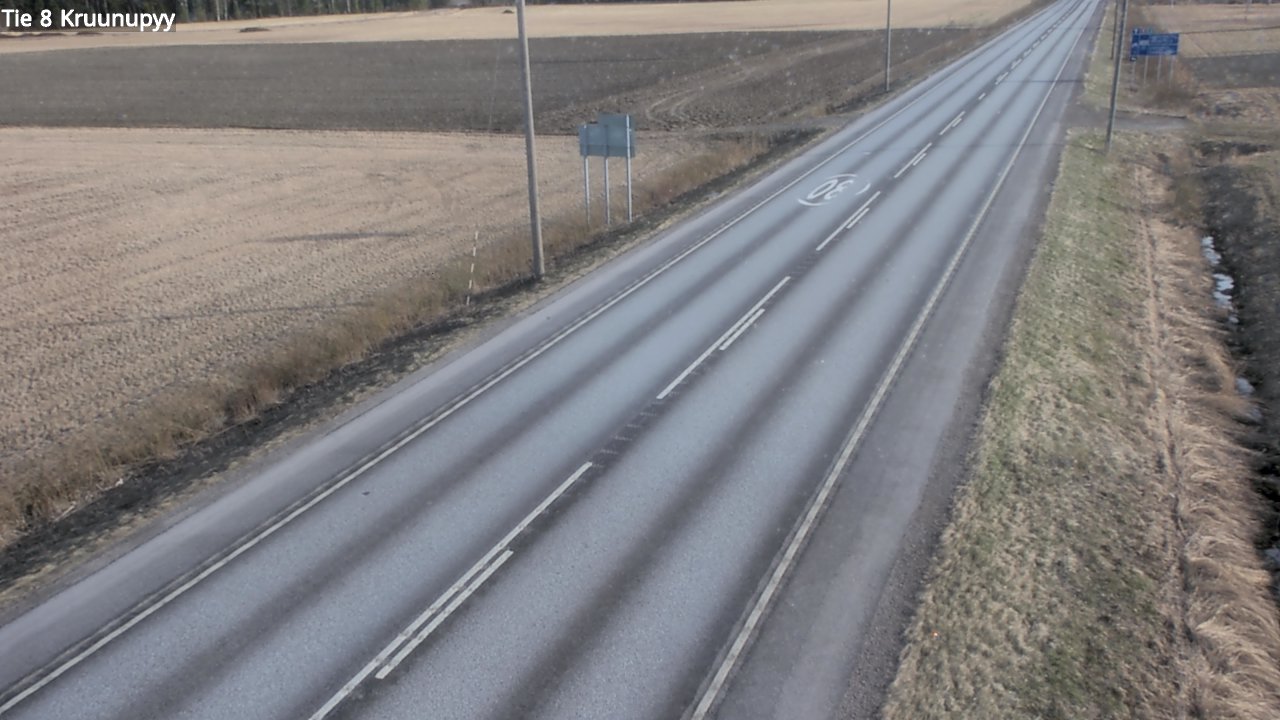 Weather Camera Image Road 8 Kruunupyy, Kruunupyy, Pohjanmaa