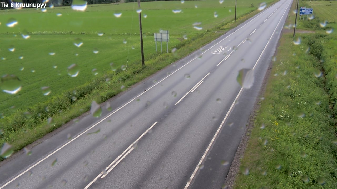 Weather Camera Image Road 8 Kruunupyy, Kruunupyy, Pohjanmaa