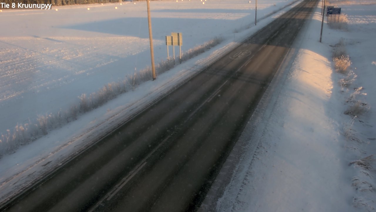 Weather Camera Image Road 8 Kruunupyy, Kruunupyy, Pohjanmaa