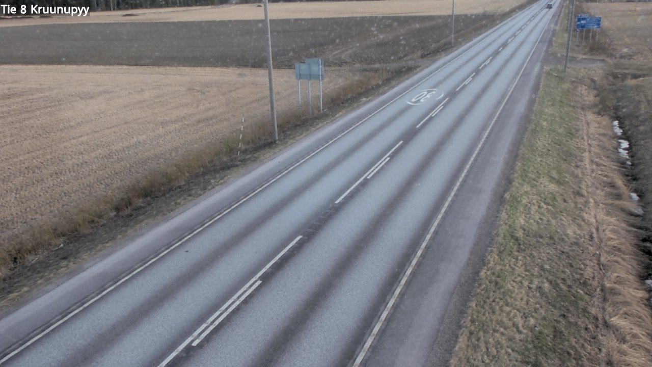 Weather Camera Image Road 8 Kruunupyy, Kruunupyy, Pohjanmaa