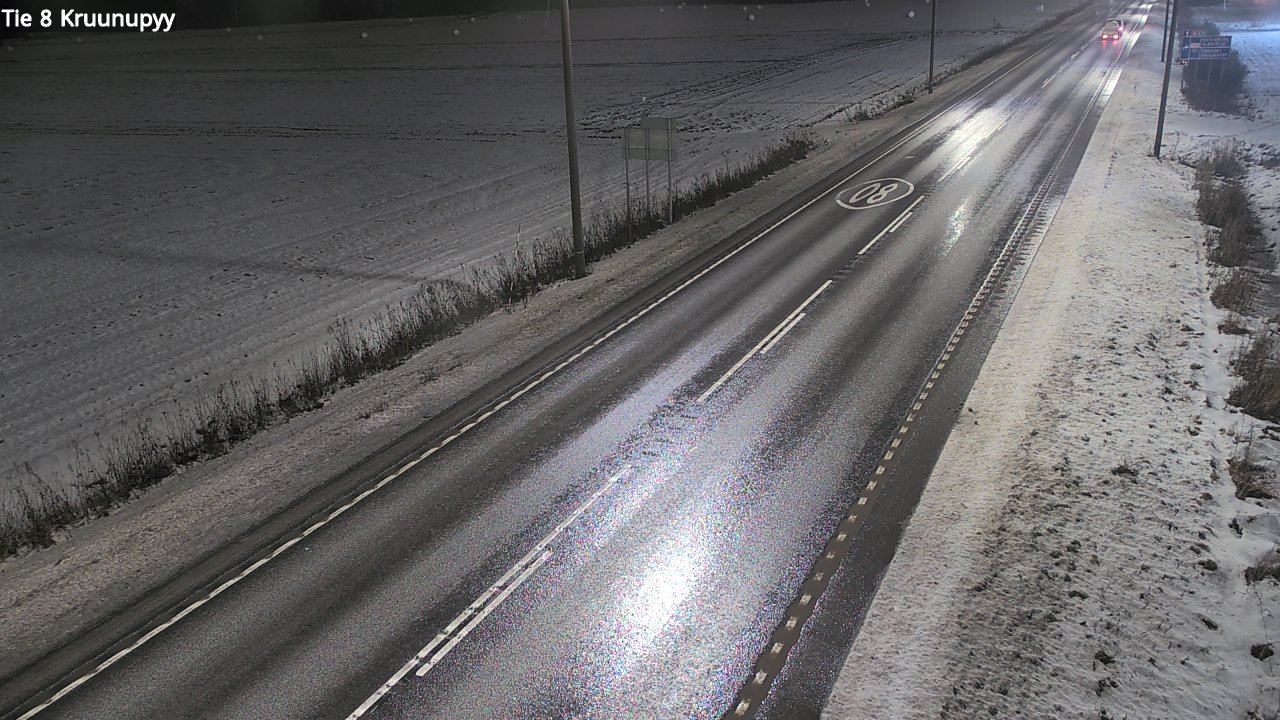 Weather Camera Image Väg 8 Kronoby, Kruunupyy, Pohjanmaa