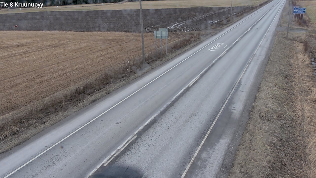 Weather Camera Image Road 8 Kruunupyy, Kruunupyy, Pohjanmaa