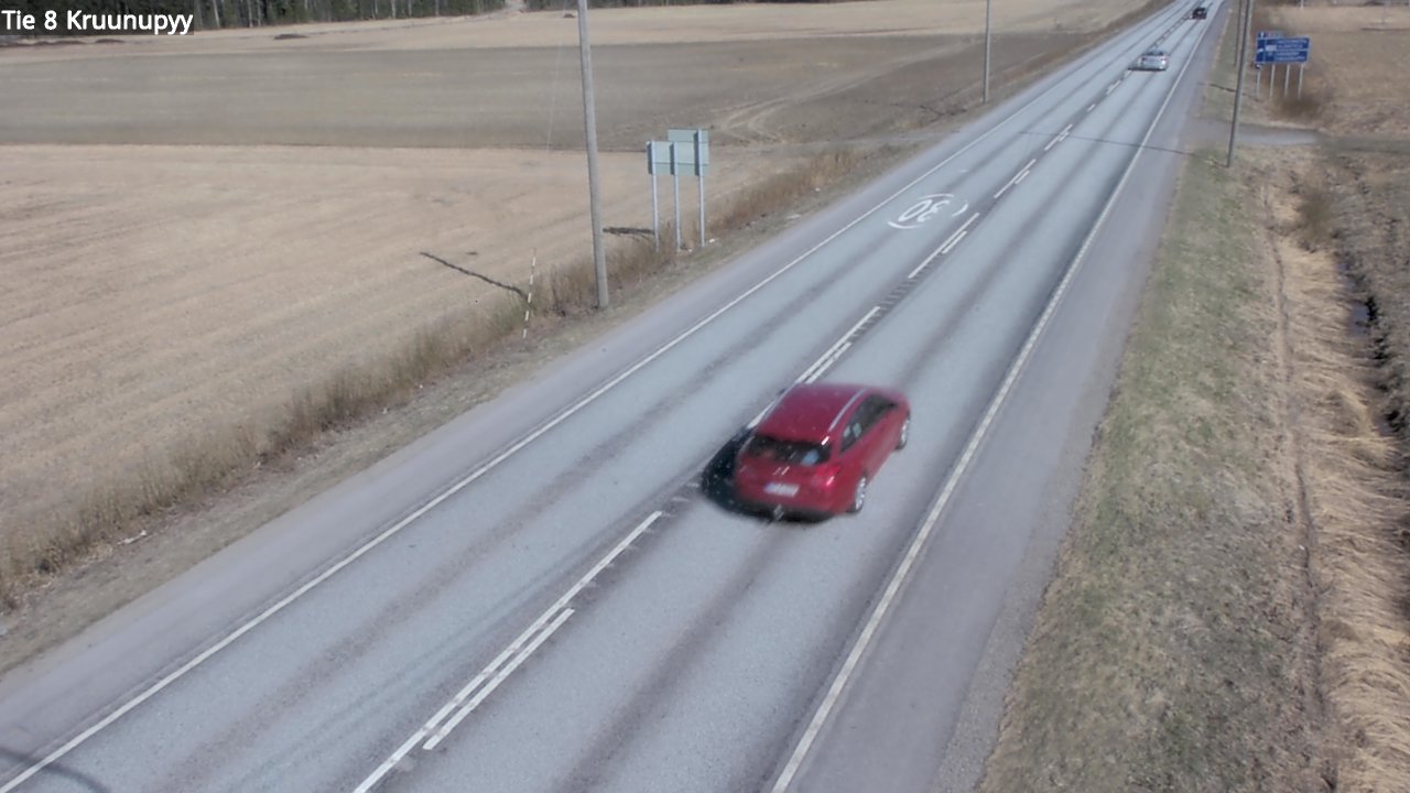 Weather Camera Image Road 8 Kruunupyy, Kruunupyy, Pohjanmaa