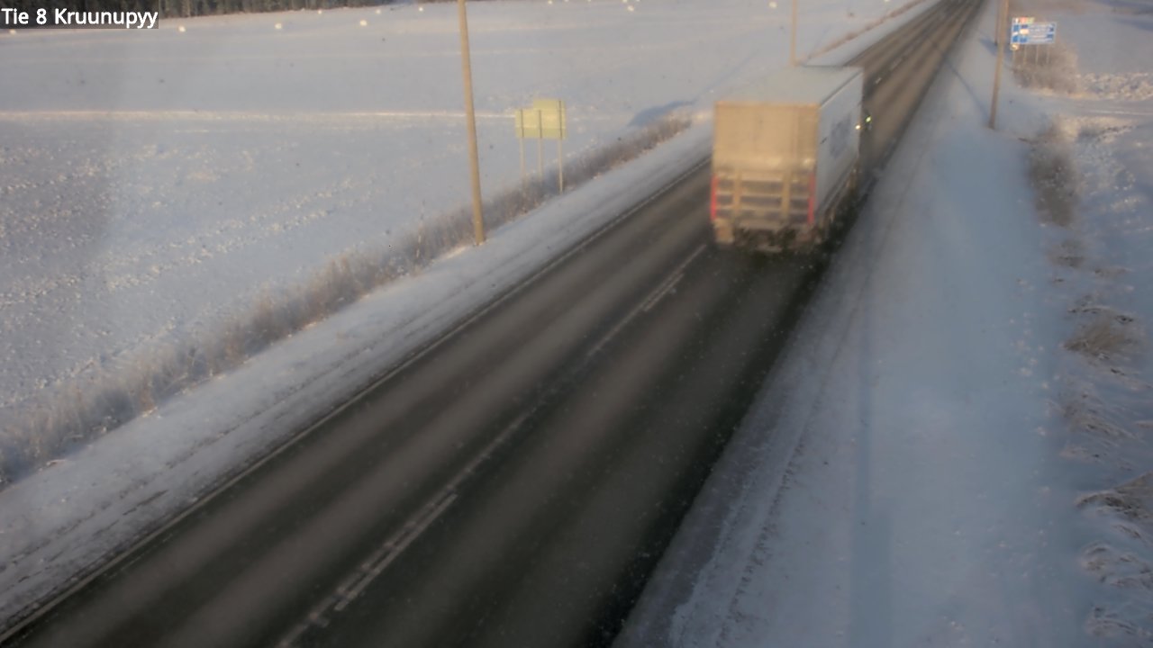 Weather Camera Image Road 8 Kruunupyy, Kruunupyy, Pohjanmaa