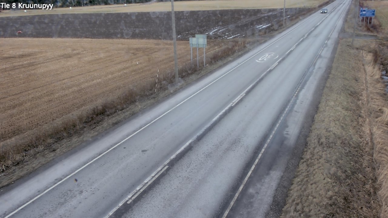Weather Camera Image Väg 8 Kronoby, Kruunupyy, Pohjanmaa
