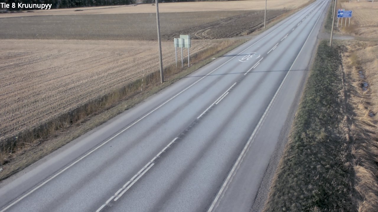 Weather Camera Image Road 8 Kruunupyy, Kruunupyy, Pohjanmaa