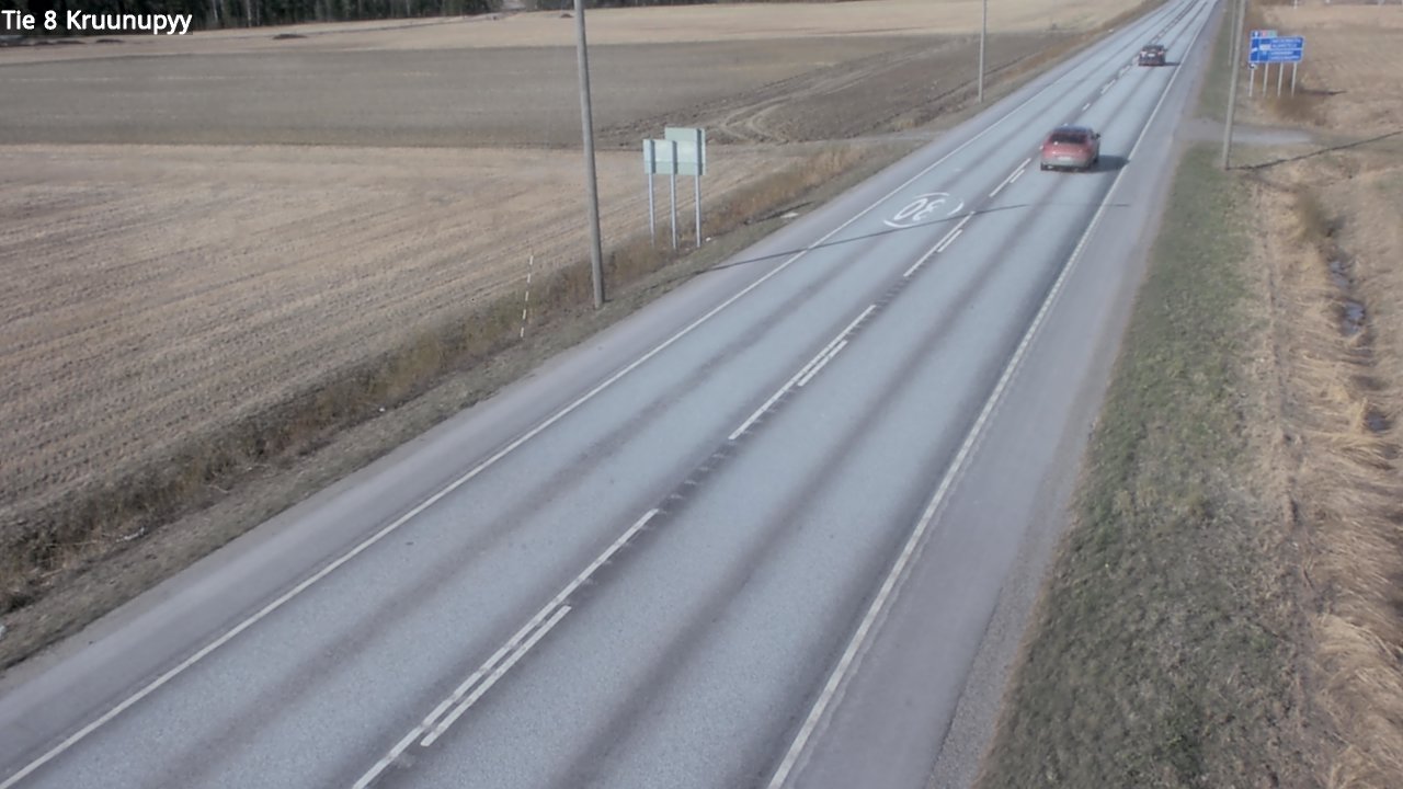 Weather Camera Image Road 8 Kruunupyy, Kruunupyy, Pohjanmaa