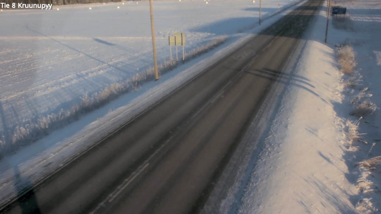 Weather Camera Image Road 8 Kruunupyy, Kruunupyy, Pohjanmaa