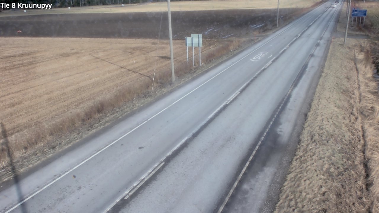 Weather Camera Image Väg 8 Kronoby, Kruunupyy, Pohjanmaa