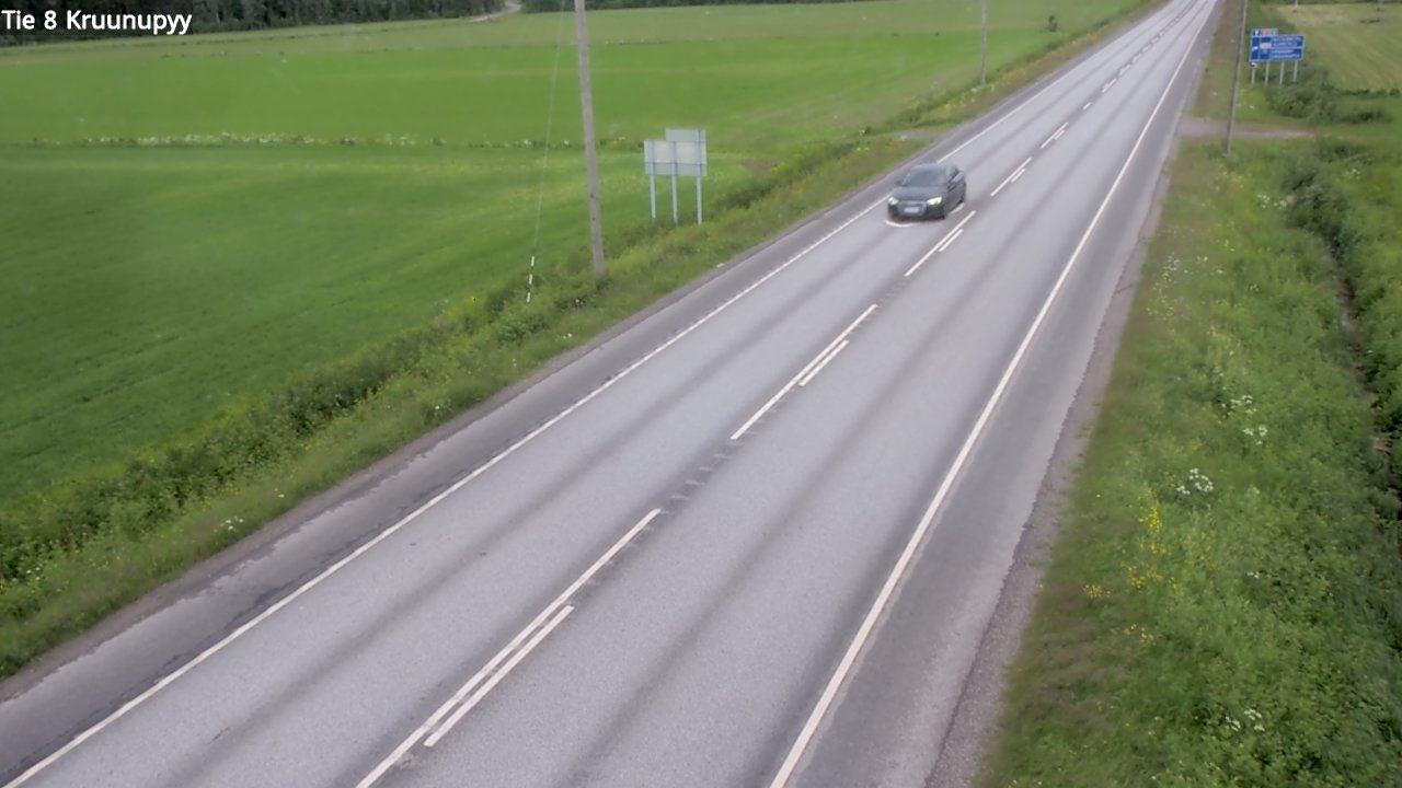 Weather Camera Image Road 8 Kruunupyy, Kruunupyy, Pohjanmaa