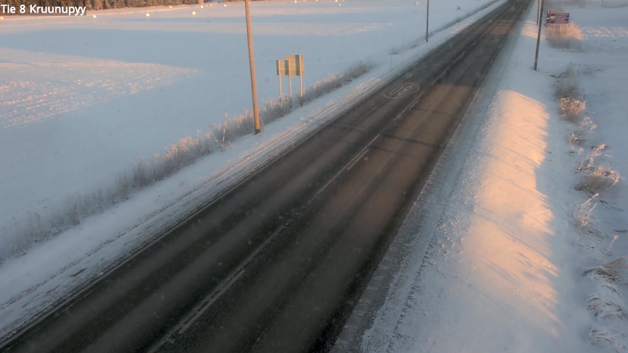 Weather Camera Image Road 8 Kruunupyy, Kruunupyy, Pohjanmaa