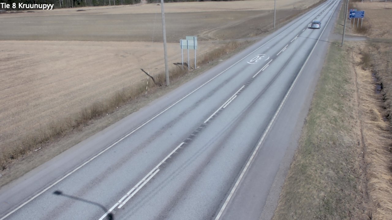Weather Camera Image Road 8 Kruunupyy, Kruunupyy, Pohjanmaa