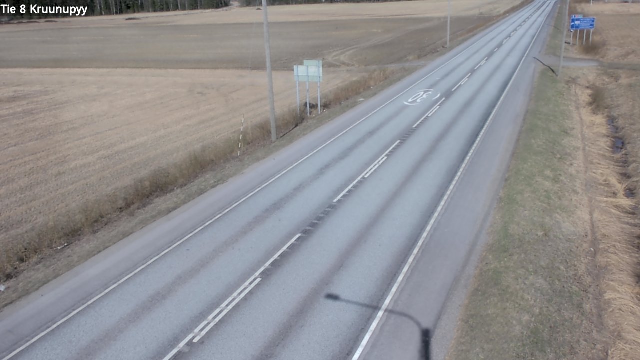 Weather Camera Image Road 8 Kruunupyy, Kruunupyy, Pohjanmaa