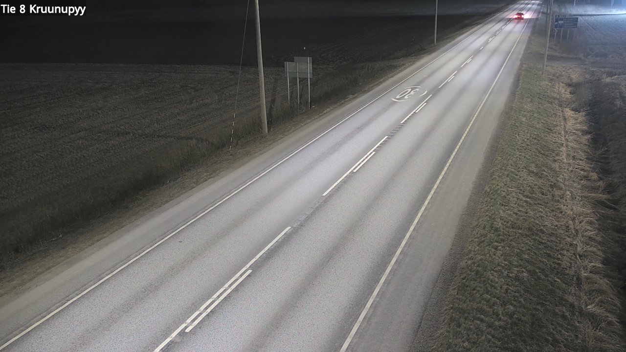 Weather Camera Image Road 8 Kruunupyy, Kruunupyy, Pohjanmaa