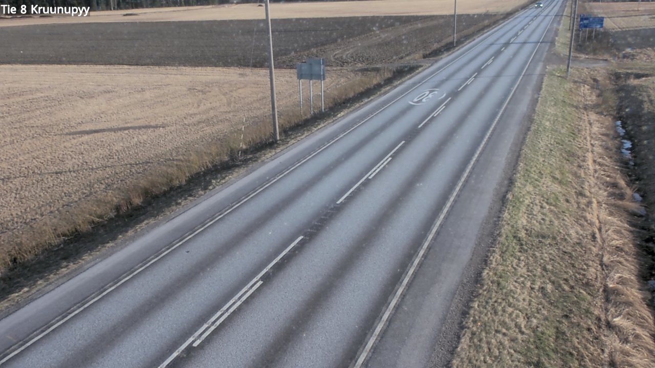 Weather Camera Image Road 8 Kruunupyy, Kruunupyy, Pohjanmaa