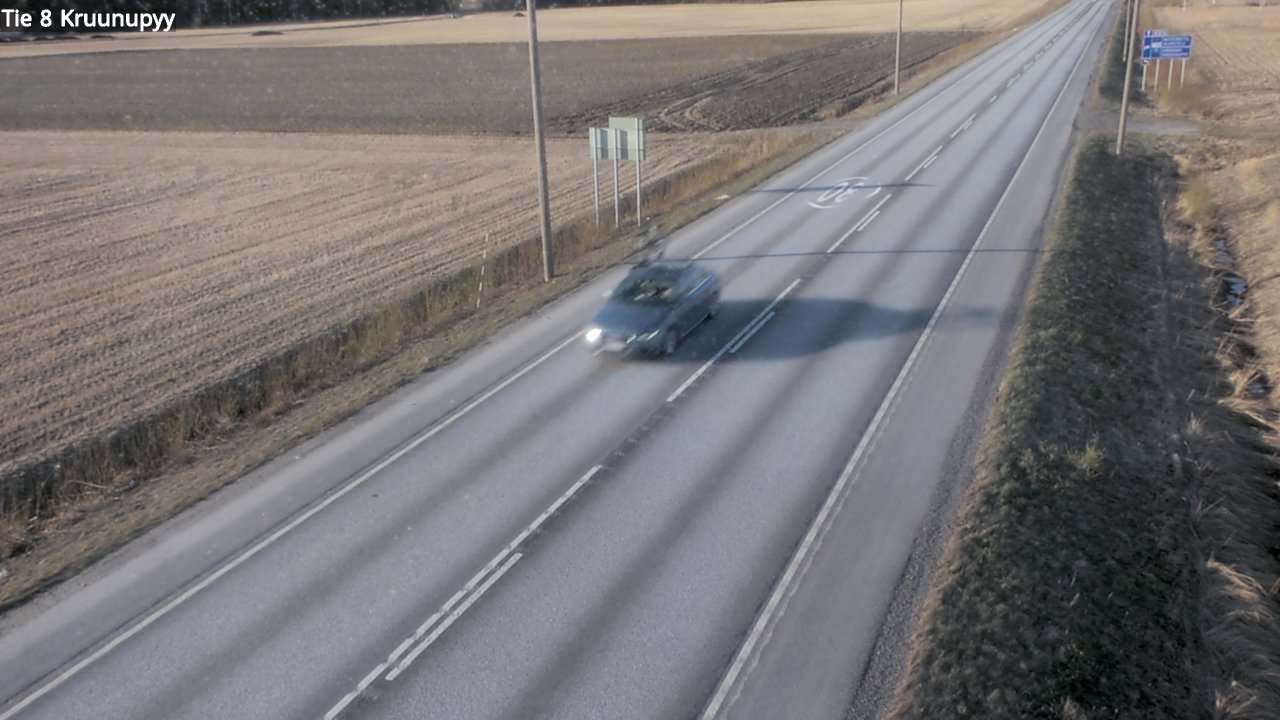 Weather Camera Image Road 8 Kruunupyy, Kruunupyy, Pohjanmaa