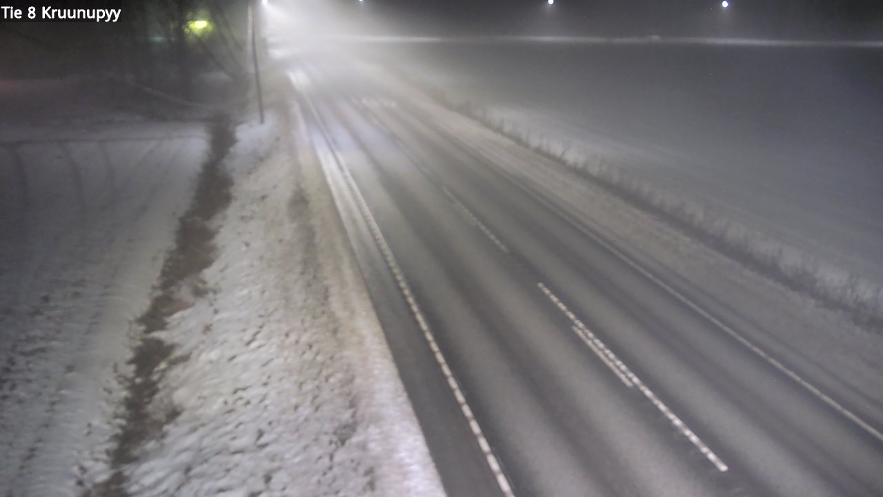 Weather Camera Image Väg 8 Kronoby, Kruunupyy, Pohjanmaa