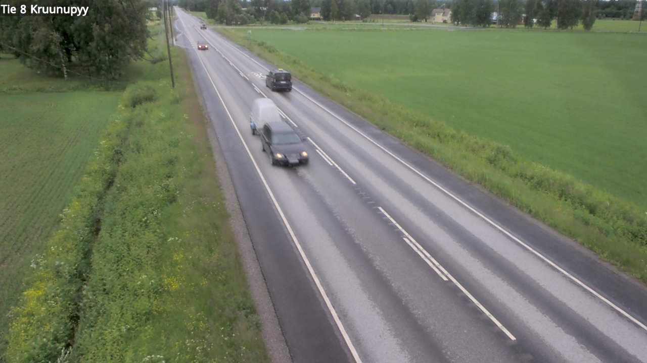 Weather Camera Image Road 8 Kruunupyy, Kruunupyy, Pohjanmaa