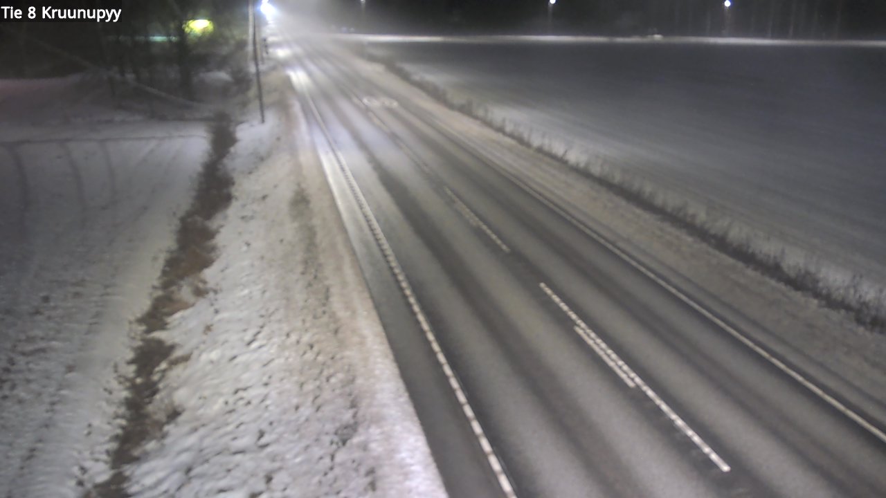 Weather Camera Image Väg 8 Kronoby, Kruunupyy, Pohjanmaa