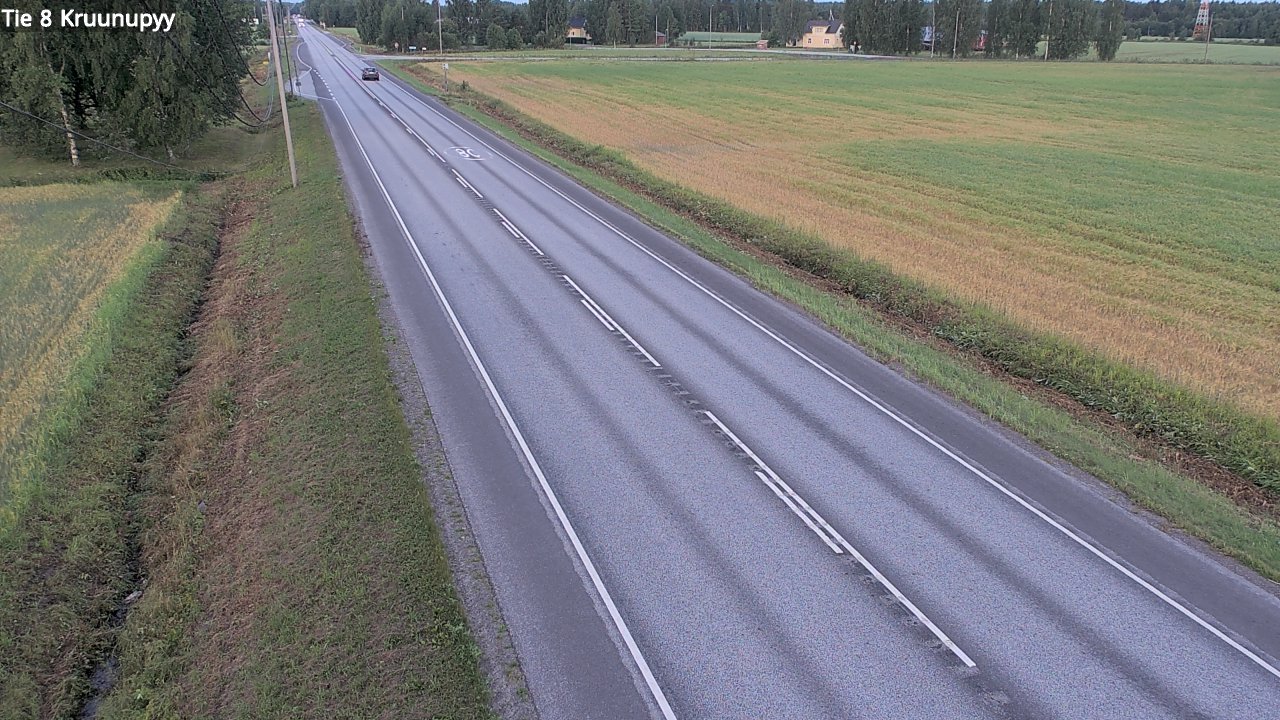 Weather Camera Image Road 8 Kruunupyy, Kruunupyy, Pohjanmaa