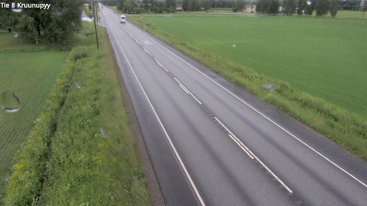 Weather Camera Image Road 8 Kruunupyy, Kruunupyy, Pohjanmaa