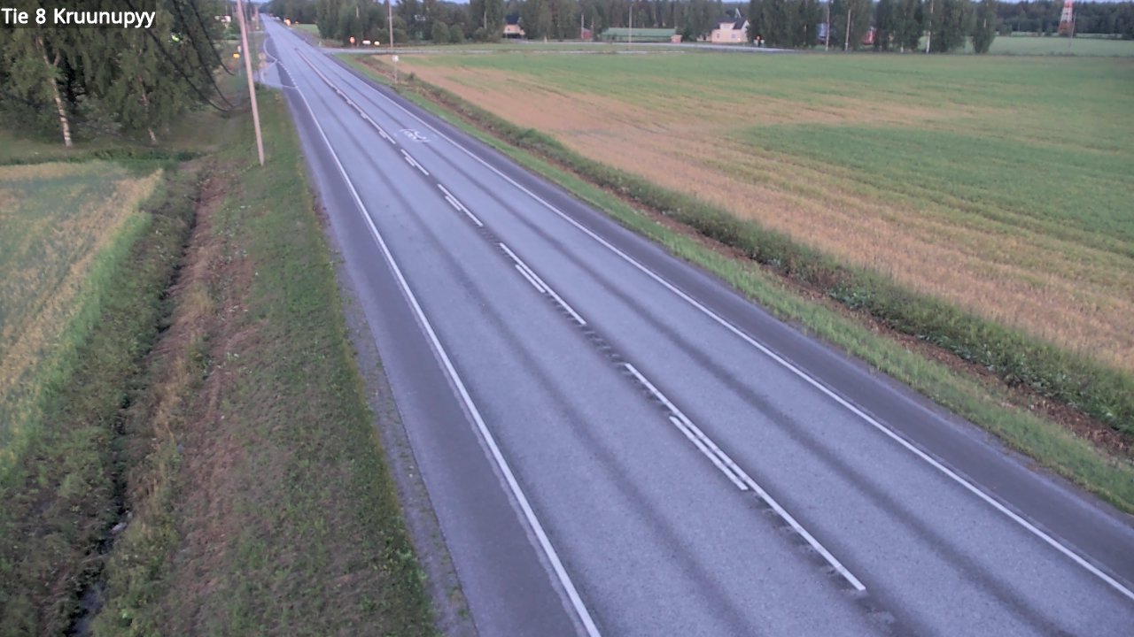 Weather Camera Image Road 8 Kruunupyy, Kruunupyy, Pohjanmaa