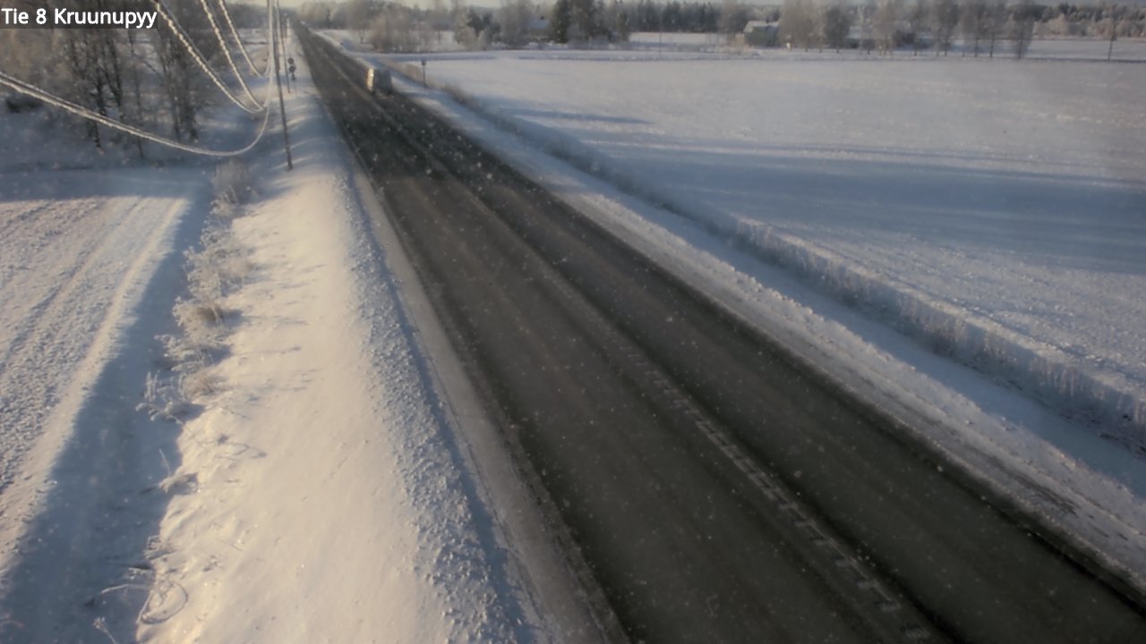 Weather Camera Image Road 8 Kruunupyy, Kruunupyy, Pohjanmaa