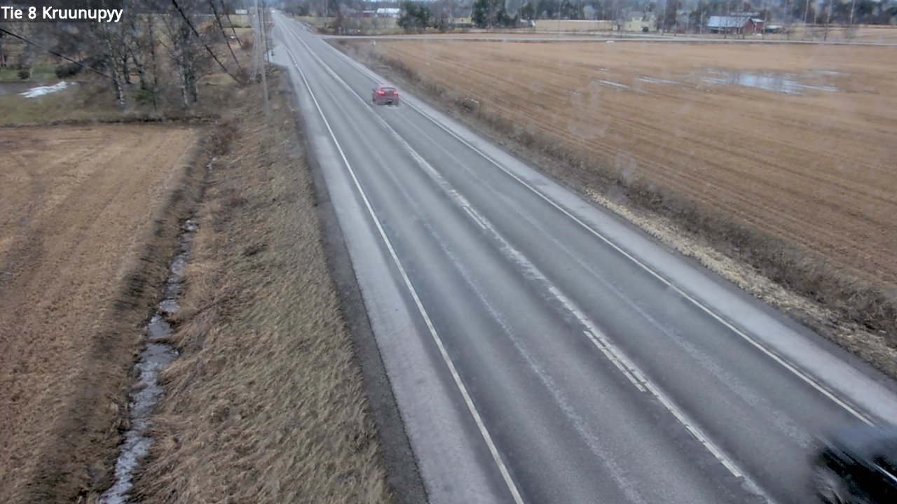 Weather Camera Image Väg 8 Kronoby, Kruunupyy, Pohjanmaa