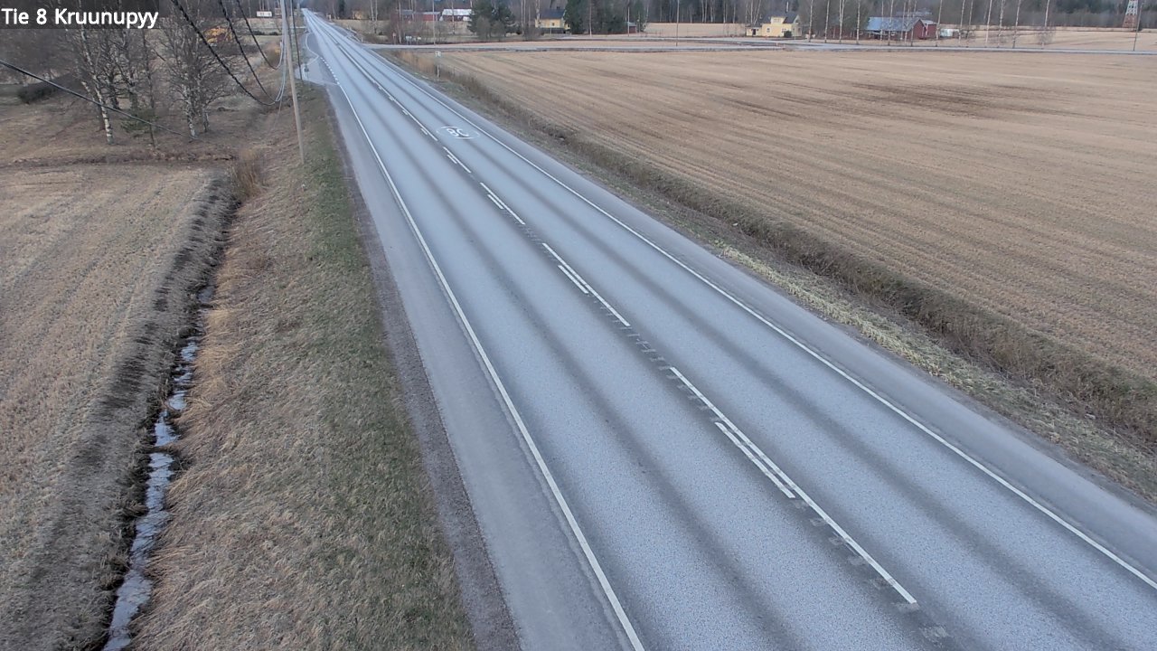 Weather Camera Image Road 8 Kruunupyy, Kruunupyy, Pohjanmaa