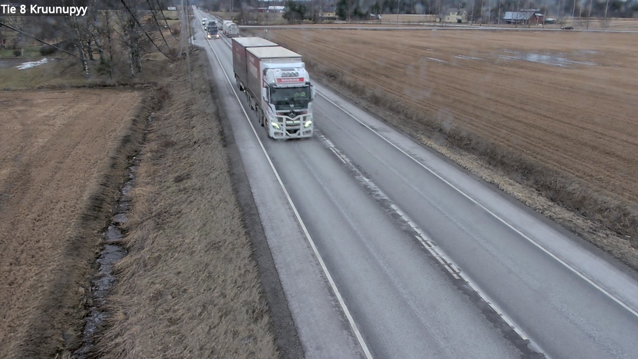 Weather Camera Image Road 8 Kruunupyy, Kruunupyy, Pohjanmaa