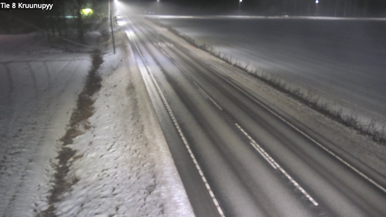 Weather Camera Image Väg 8 Kronoby, Kruunupyy, Pohjanmaa