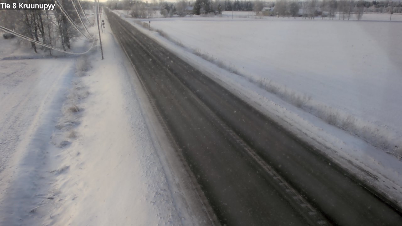 Weather Camera Image Road 8 Kruunupyy, Kruunupyy, Pohjanmaa