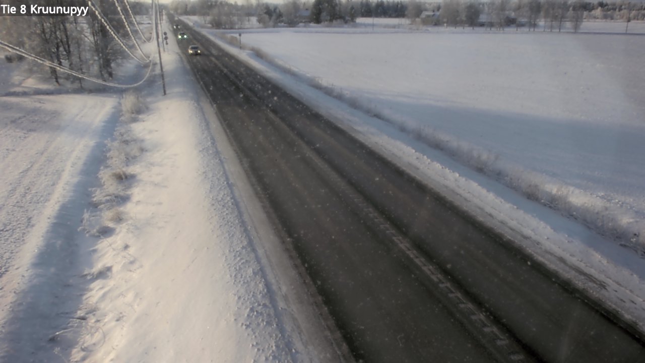 Weather Camera Image Road 8 Kruunupyy, Kruunupyy, Pohjanmaa