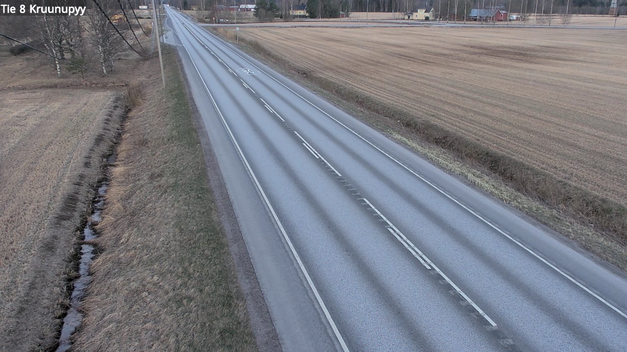 Weather Camera Image Road 8 Kruunupyy, Kruunupyy, Pohjanmaa