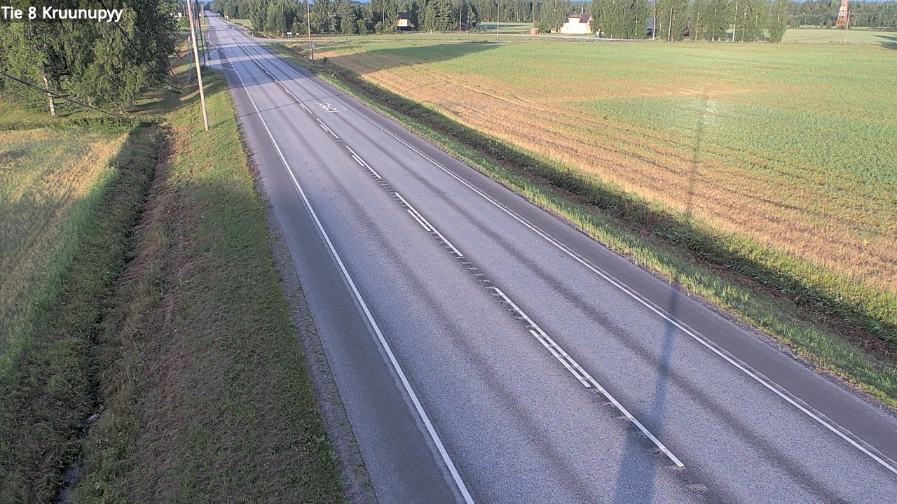 Weather Camera Image Road 8 Kruunupyy, Kruunupyy, Pohjanmaa