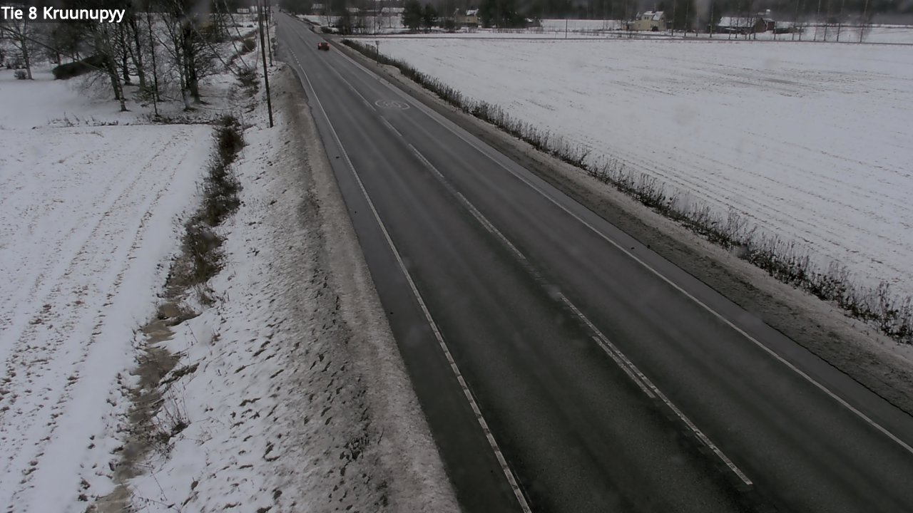 Weather Camera Image Road 8 Kruunupyy, Kruunupyy, Pohjanmaa