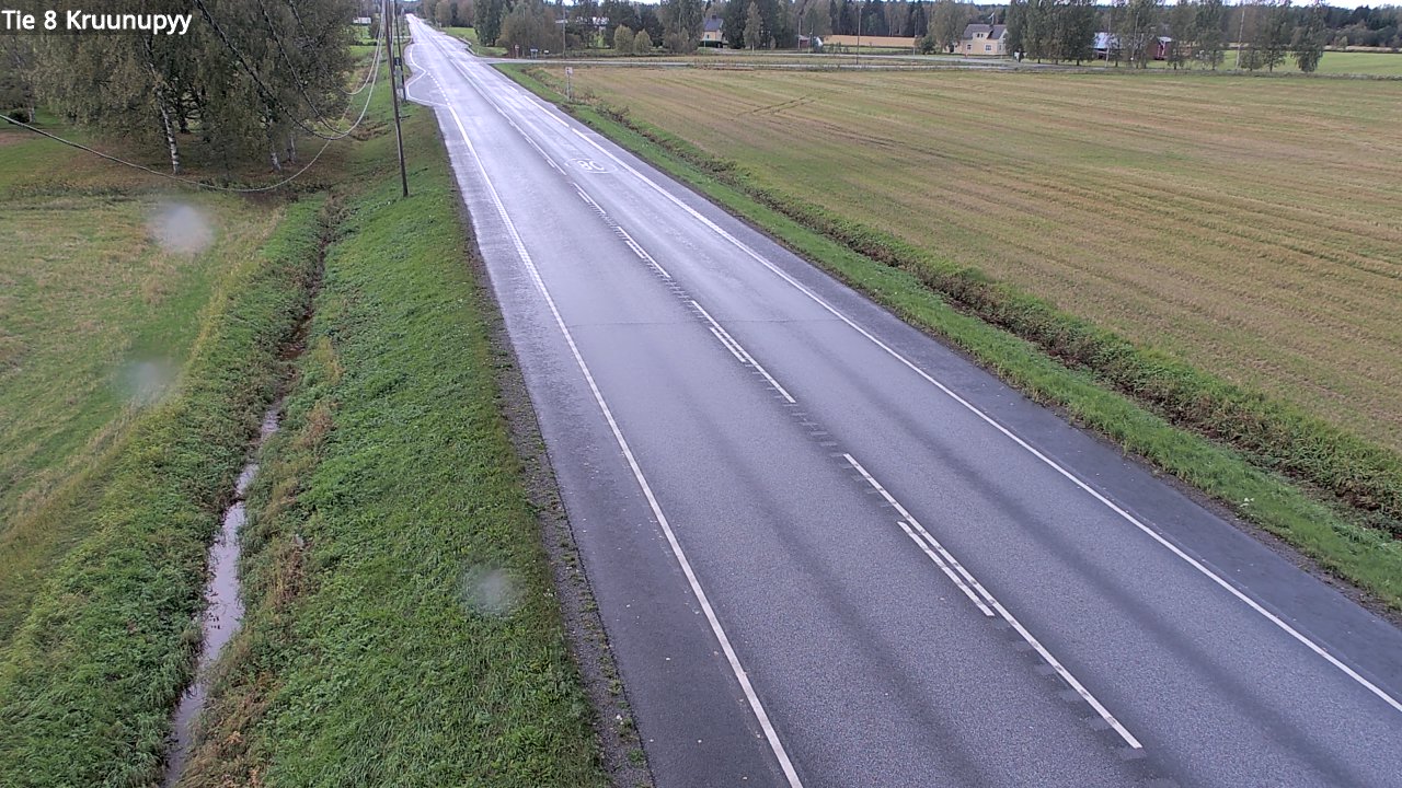 Weather Camera Image Road 8 Kruunupyy, Kruunupyy, Pohjanmaa