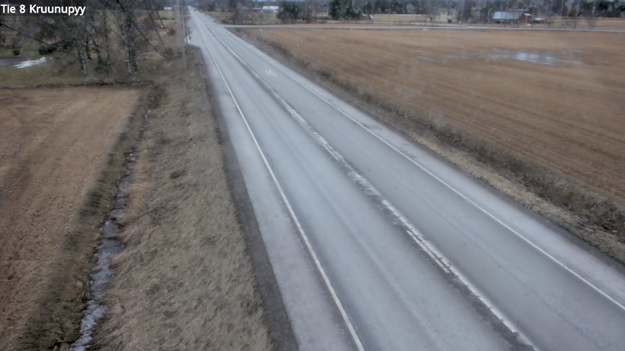 Weather Camera Image Road 8 Kruunupyy, Kruunupyy, Pohjanmaa