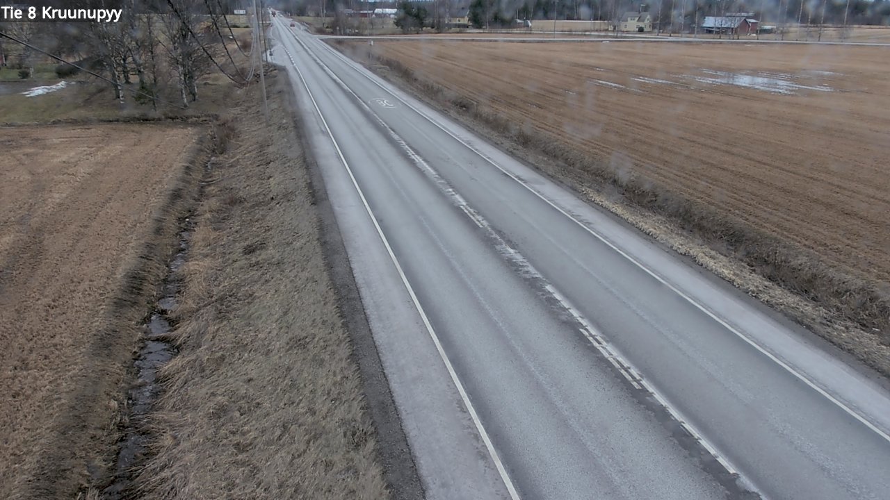 Weather Camera Image Road 8 Kruunupyy, Kruunupyy, Pohjanmaa