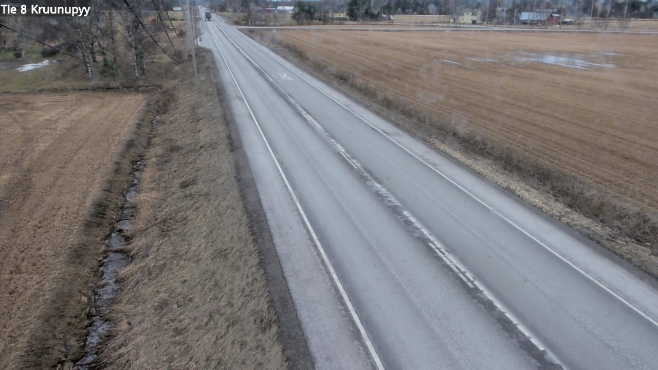 Weather Camera Image Road 8 Kruunupyy, Kruunupyy, Pohjanmaa