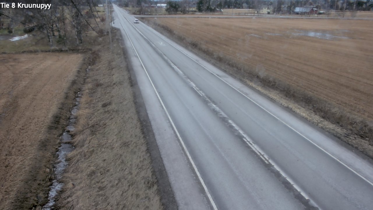 Weather Camera Image Road 8 Kruunupyy, Kruunupyy, Pohjanmaa