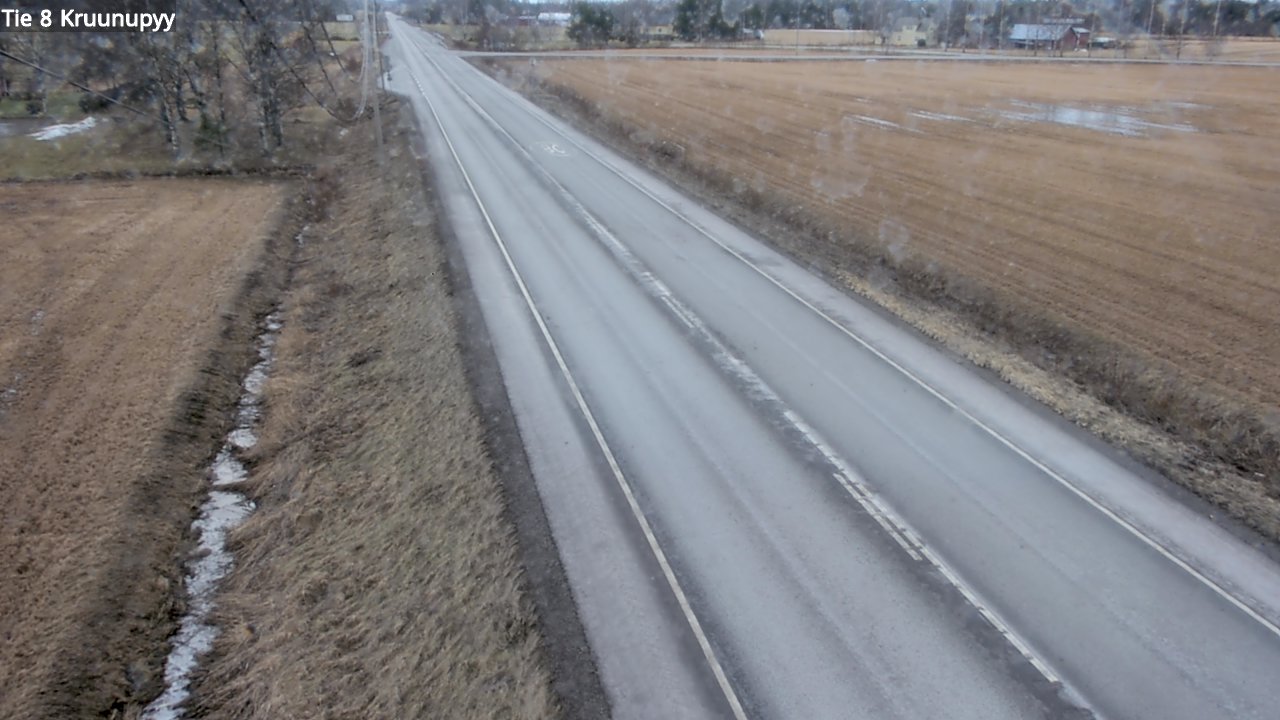 Weather Camera Image Road 8 Kruunupyy, Kruunupyy, Pohjanmaa