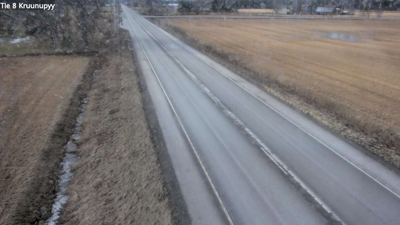 Weather Camera Image Road 8 Kruunupyy, Kruunupyy, Pohjanmaa