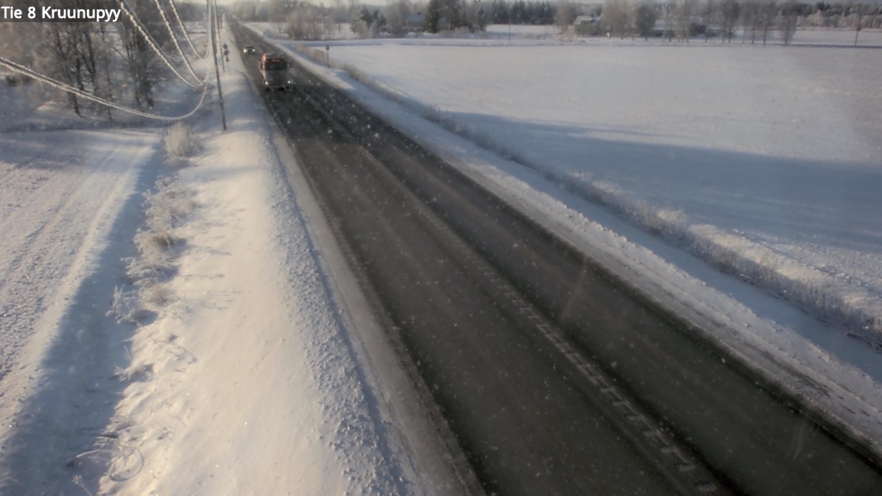 Weather Camera Image Road 8 Kruunupyy, Kruunupyy, Pohjanmaa