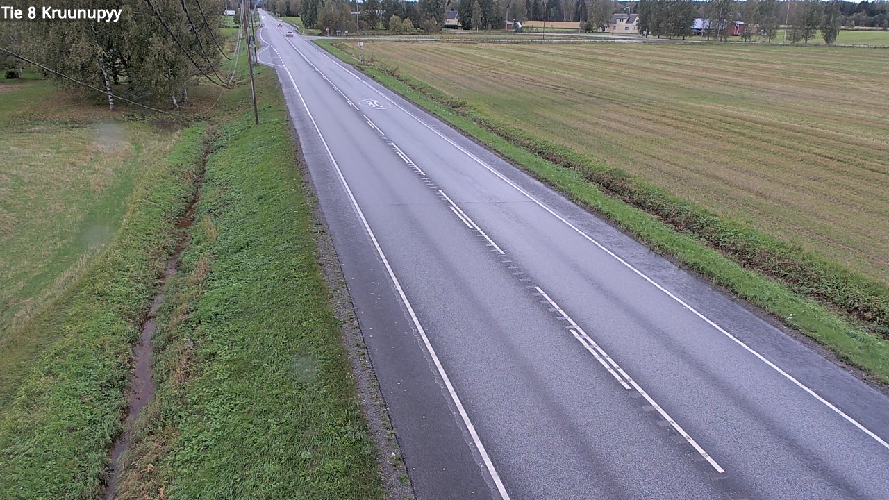 Weather Camera Image Road 8 Kruunupyy, Kruunupyy, Pohjanmaa