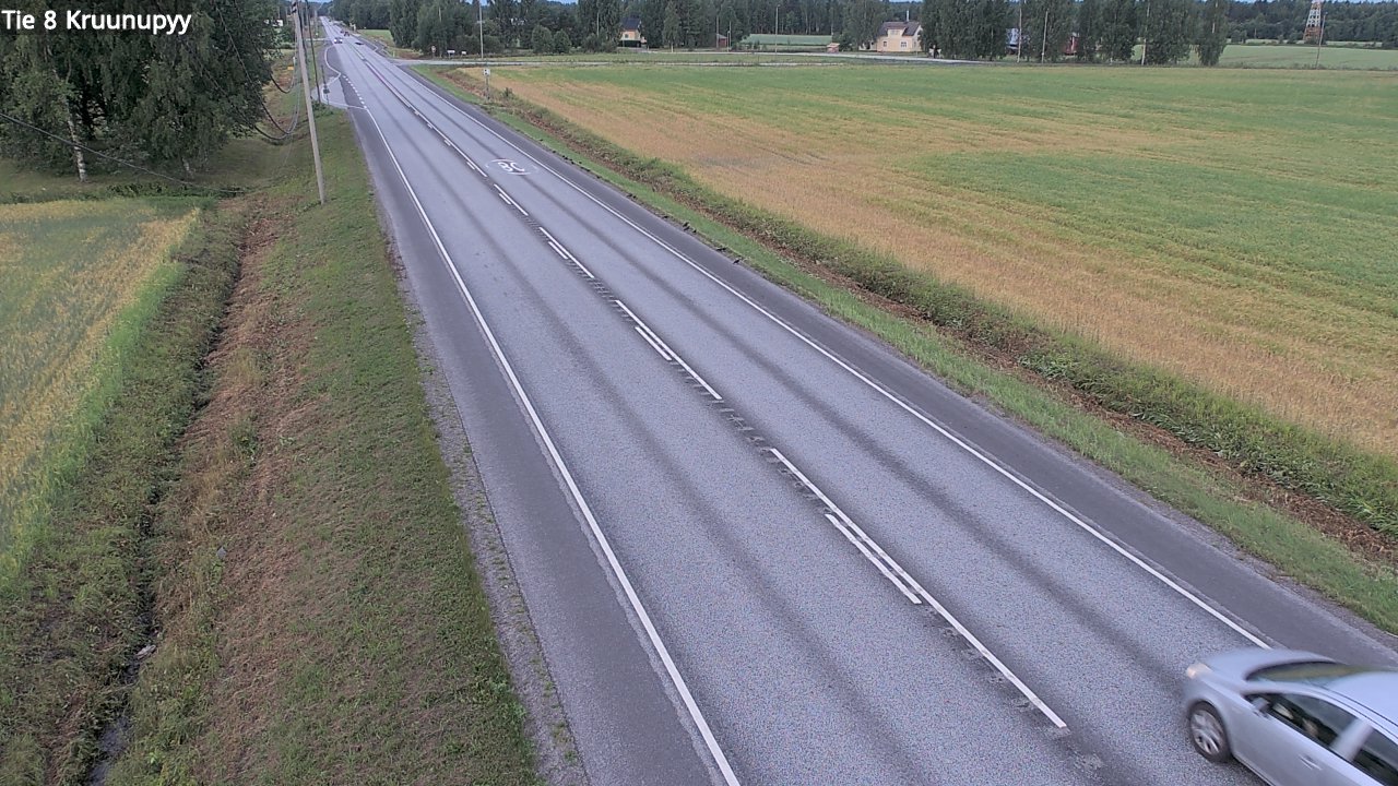 Weather Camera Image Road 8 Kruunupyy, Kruunupyy, Pohjanmaa